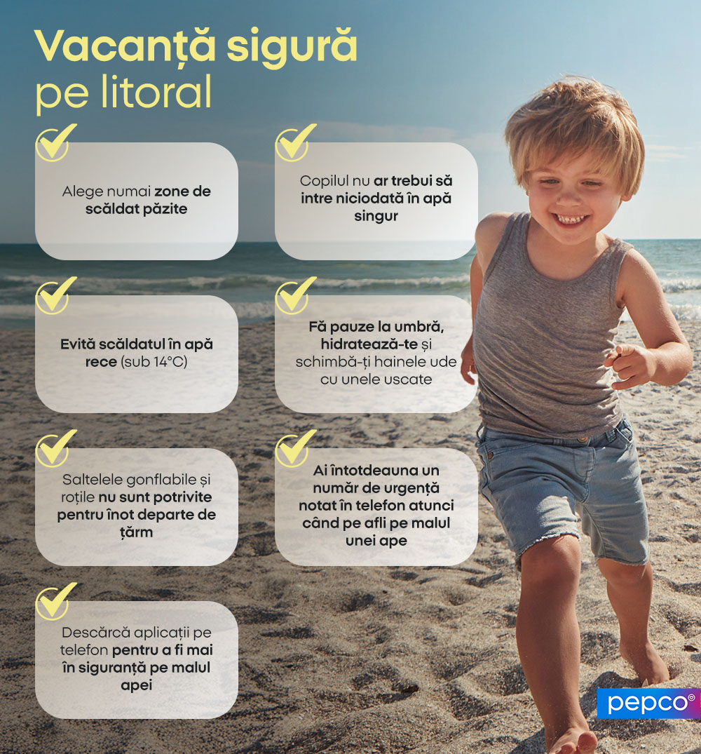 Vacanță sigură pe litoral.