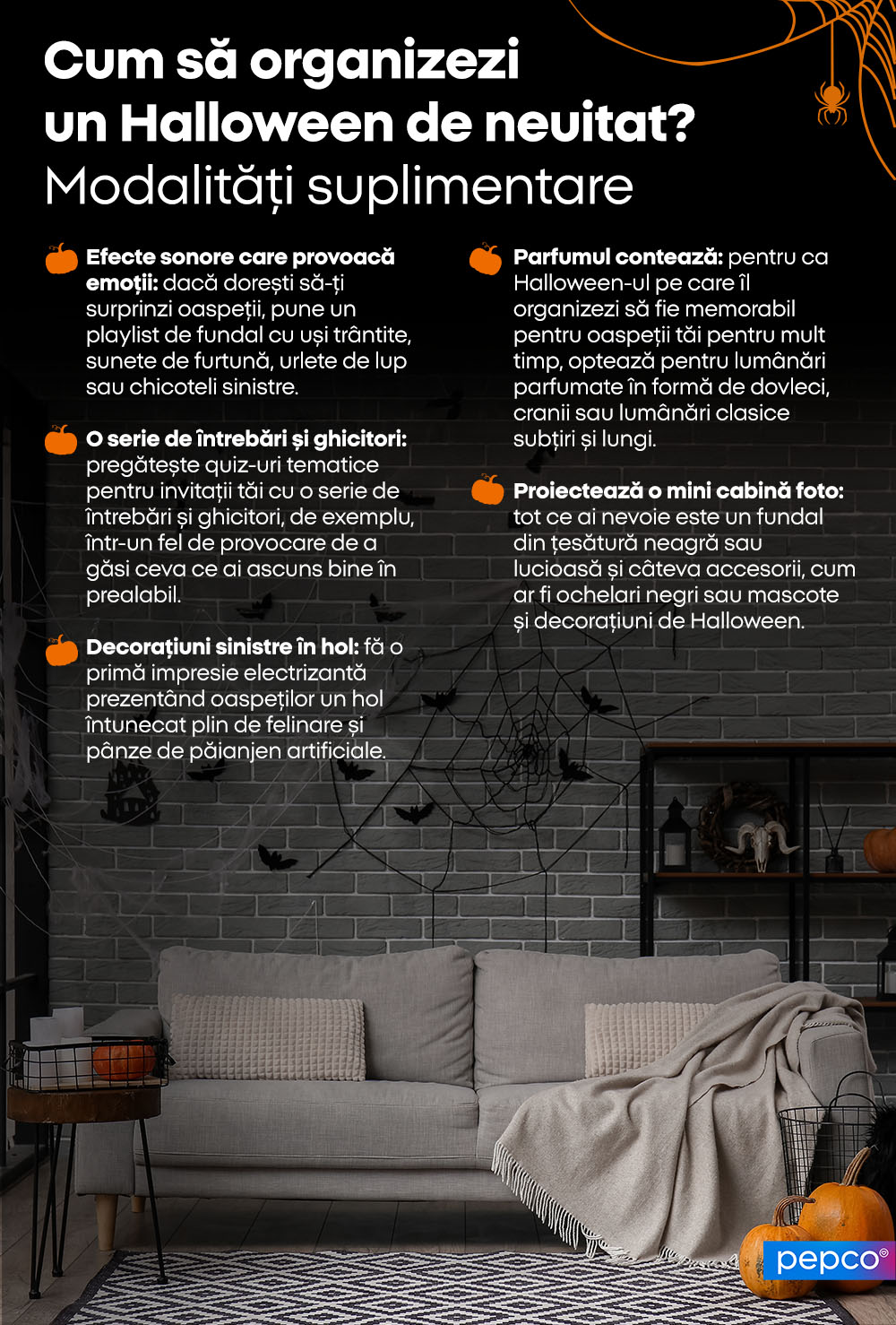 Cum să organizezi un Halloween de neuitat? Modalități suplimentare