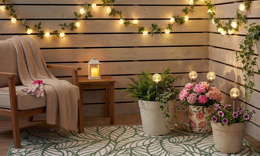 Colț confortabil pe terasă